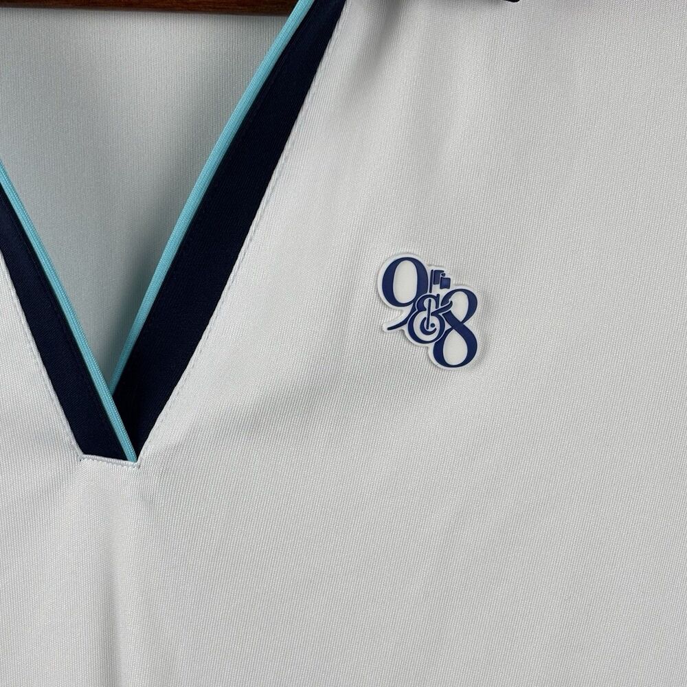 Callaway Opti Dri Womens Short Sleeve Stretch Golf Shirt Polo Medium 9&8 Logo - Picture 3 of 7